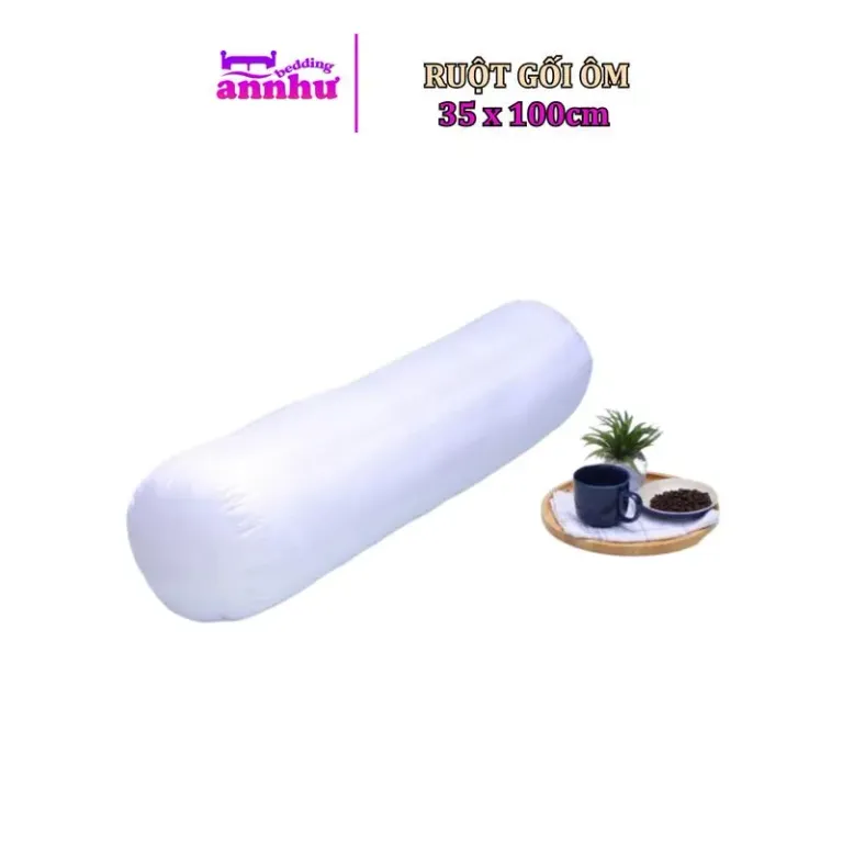 Ruột Gối Ôm 35x100cm, 1kg Bông Gòn An Như Bedding