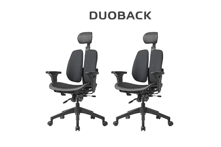 Combo 2 Ghế Công Thái Học Làm Việc Cao Cấp DUOBACK - DK 2500GP M Airo (Chân Đen)