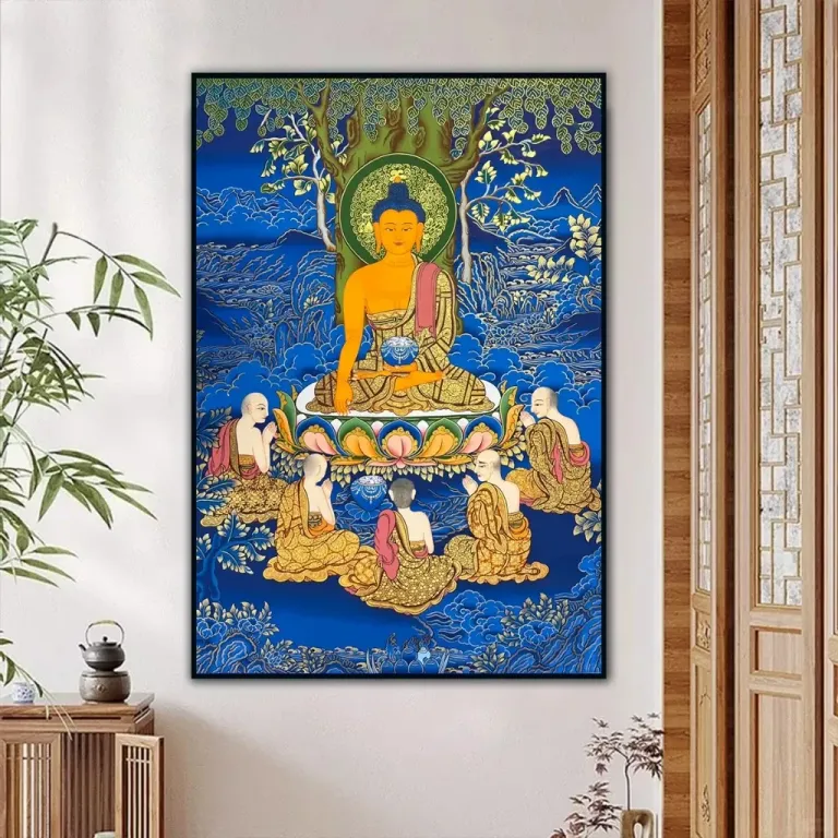 22 Mẫu Tranh Phật Dược Sư - Mật Tông - Kích Thước 40x60 / 50x70 / 60x80cm