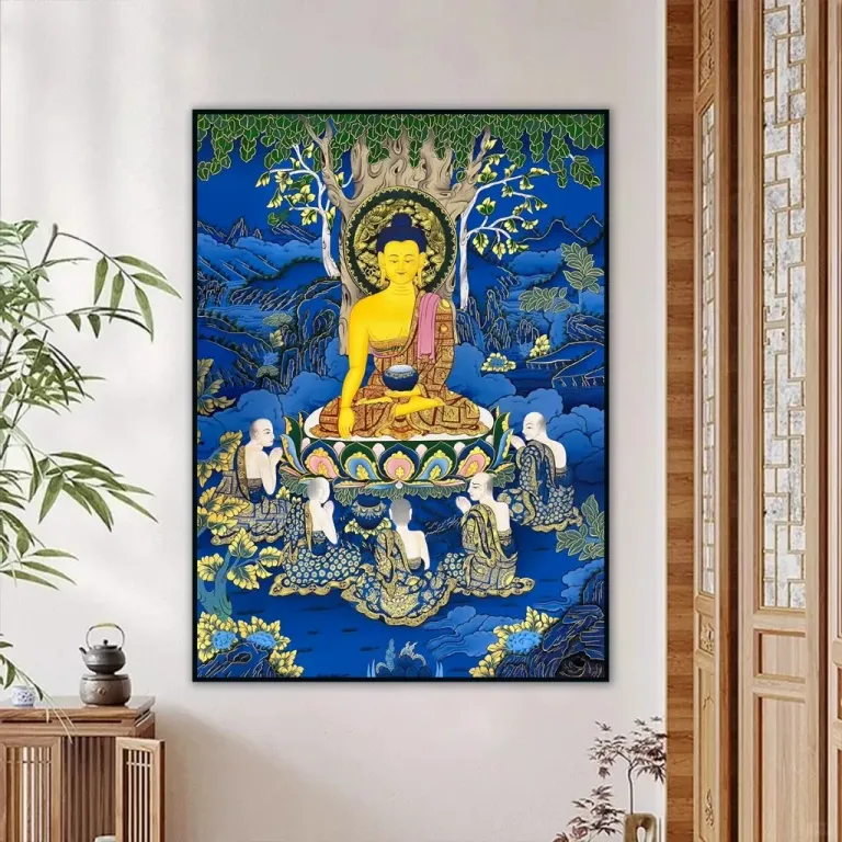 22 Mẫu Tranh Phật Dược Sư - Mật Tông - Kích Thước 40x60 / 50x70 / 60x80cm