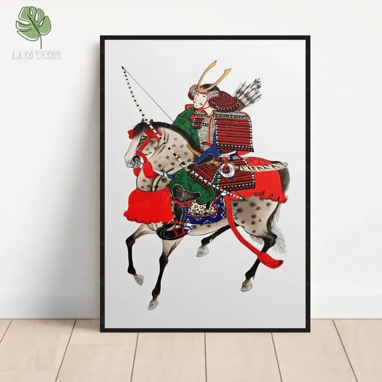 43 Mẫu Tranh Samurai, Tranh Cổ Nhật Bản Trang Trí Nhà, Quán Cà Phê, Nhà Hàng Nhật, Phòng Xăm