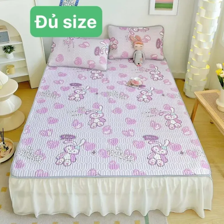 Chiếu Điều Hòa Cao Su Non 3D Hoa Văn An Như Bedding