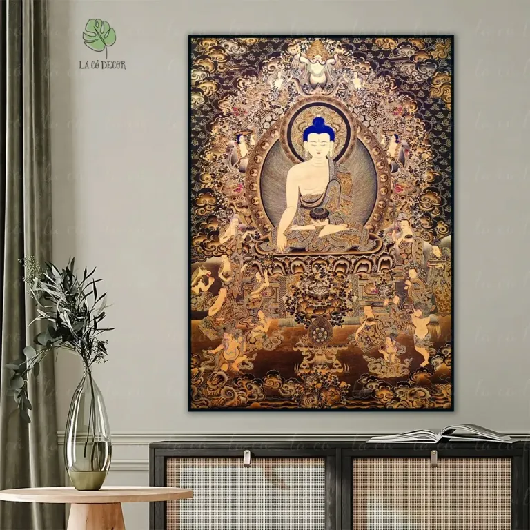 Tranh Đức Phật A Di Đà Thangka Mật Tông - Nhiều Mẫu