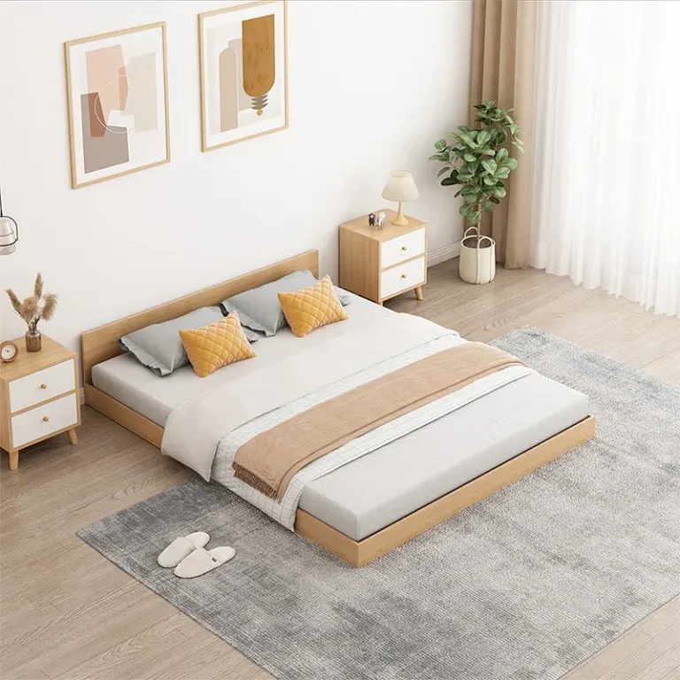 Giường Đôi Bệt, Pallet Gỗ Giường 2m Gỗ MDF Phủ Melamine Tháo Lắp Decor Phòng Thương Hiệu ILUMIA - GP310