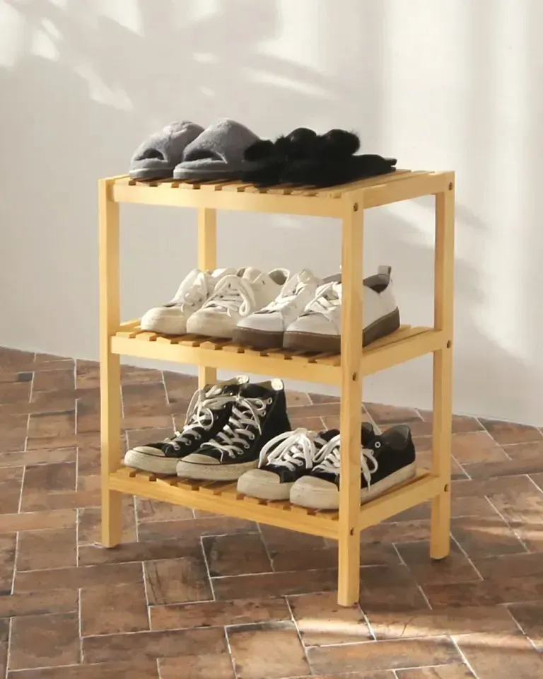 Kệ Giày Gỗ 3 Tầng Shoe Rack Size 500 / 800 / 1000