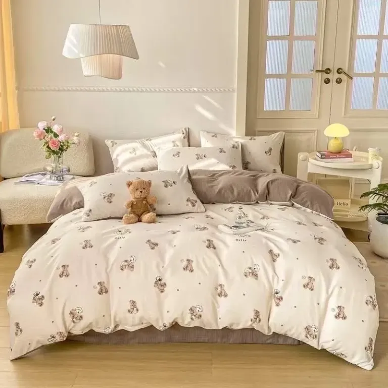 Bộ Chăn Ga Gối Cotton Poly Emmibedding Phong Cách Hàn QuốC Drap Giường Cotton Hot Trend (Không Kèm RuộT) Bst6