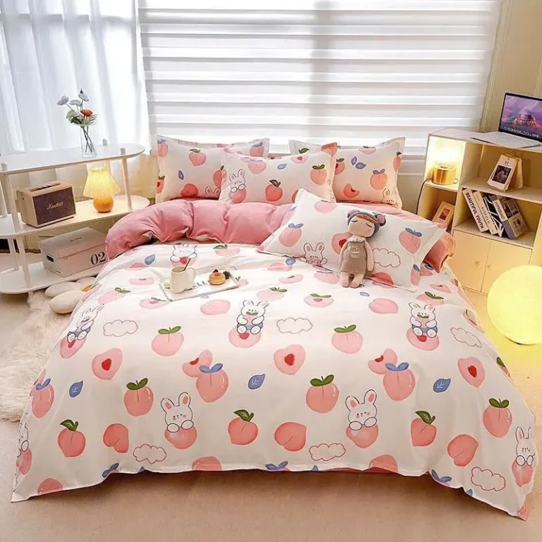 Bộ Chăn Ga Gối Cotton Poly Emmibedding Phong Cách Hàn QuốC Drap Giường Cotton Hot Trend (Không Kèm RuộT) Bst6