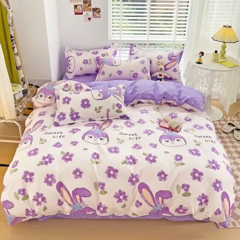 Bộ Chăn Ga Gối Emmibedding, Drap Cotton Poly Hàn Quốc Mẫu Mới 2024 Đủ Size, Miễn Phí Bo Chun