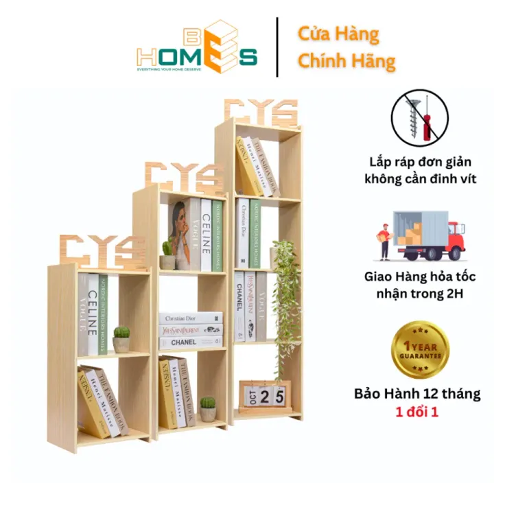 Kệ Gỗ MDF Tổ Ong Behomes Lắp Ráp Thông Minh Không Cần Đinh Vít