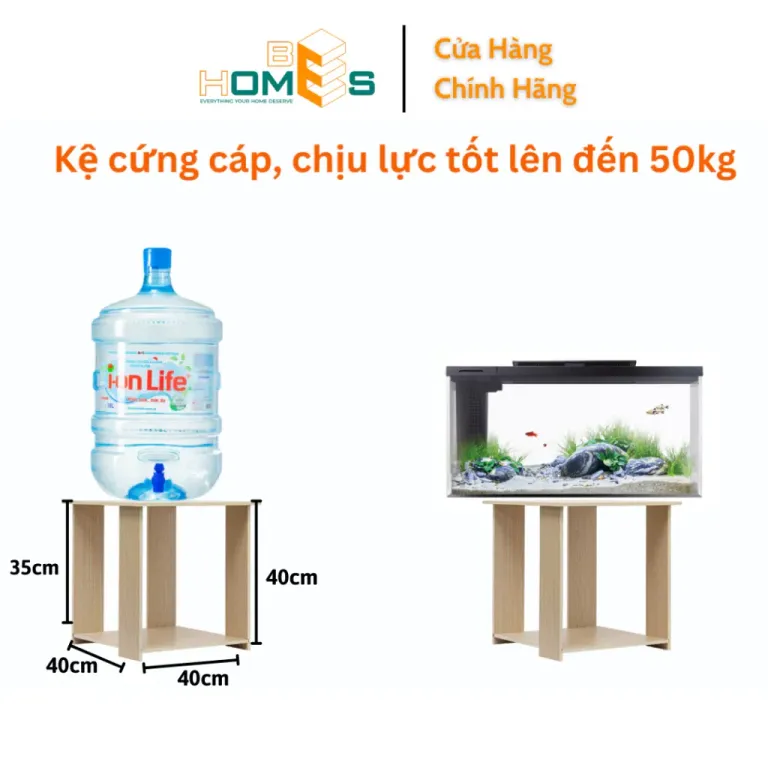 Kệ Tab Đầu Giường MDF Behomes 40x40cm