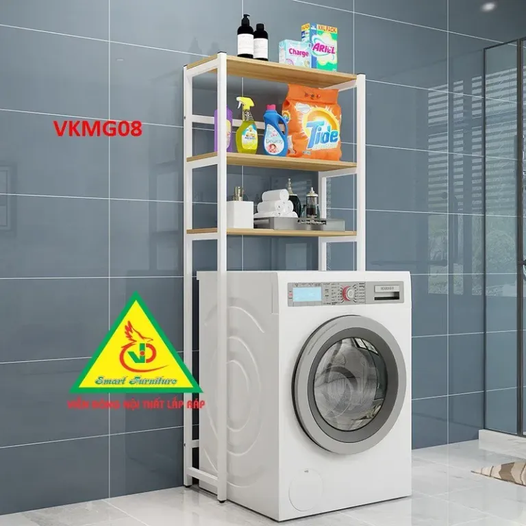 Kệ Máy Giặt 3 Tầng VKMG08 - VĐ Smart Furrniture NỘI THẤT LẮP RÁP VIENDONGADV