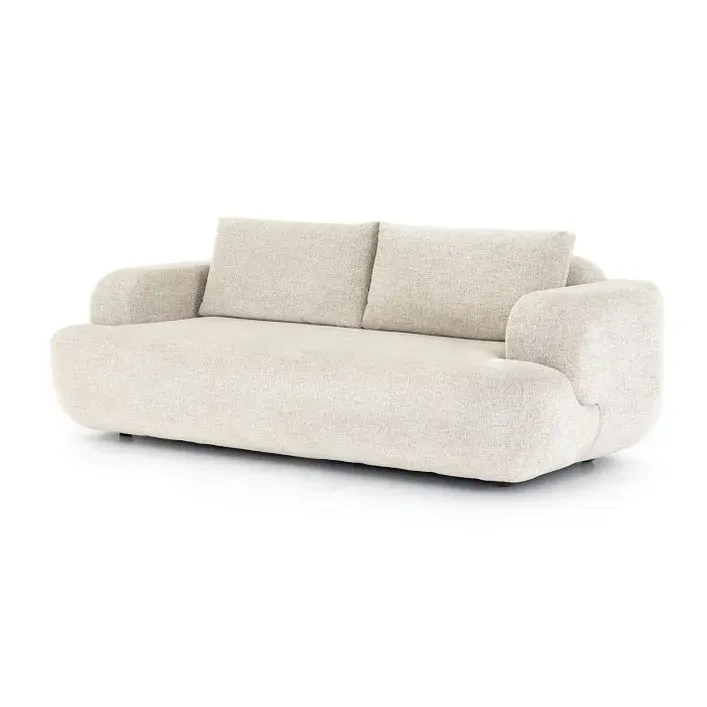 Oatmilk Sofa ( 2 Chỗ Ngồi ) - Thiết Kế Bo Tròn Tối Giản