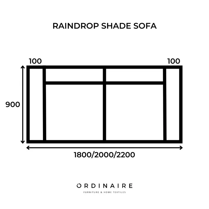 Raindrop Sofa ( 2 Chỗ Ngồi ) - Tinh Tế Từng Đường Nét