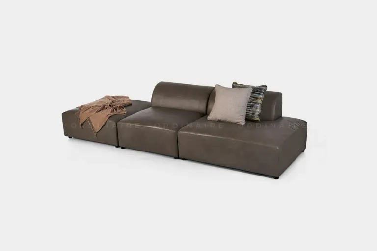 Theodore Sofa ( 3 Chỗ Ngồi ) -  Thiết Kế Da Hiện Đại