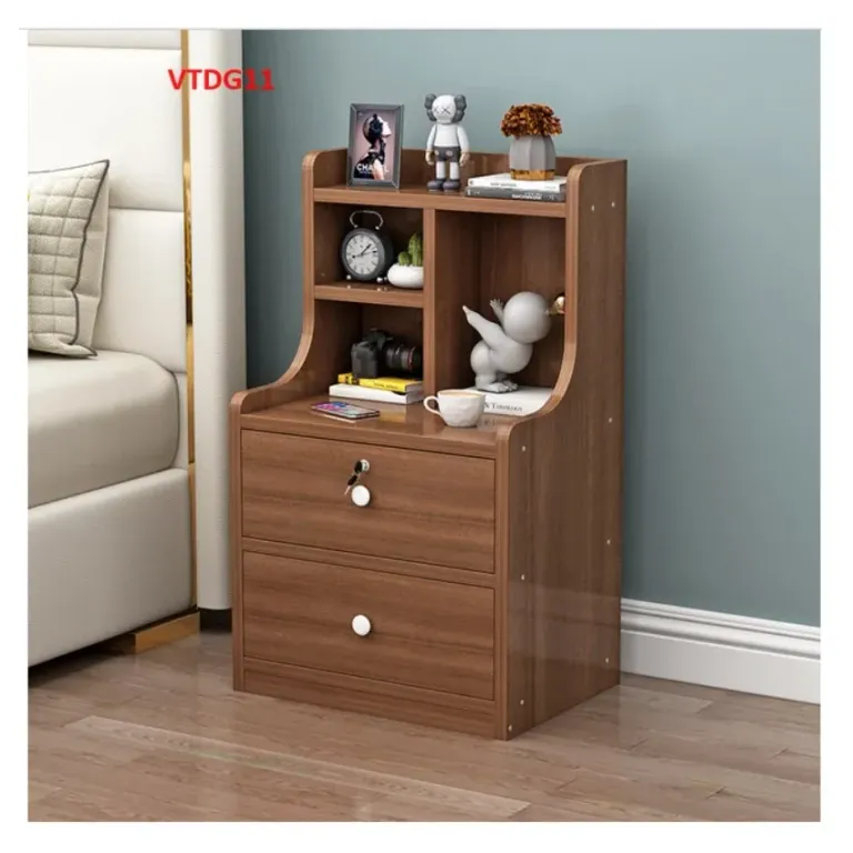 Tủ Đầu Giường, Tab Đầu Giường Gỗ MDF VTDG11 - VĐ Smart Furrniture NỘI THẤT LẮP RÁP VIENDONGADV