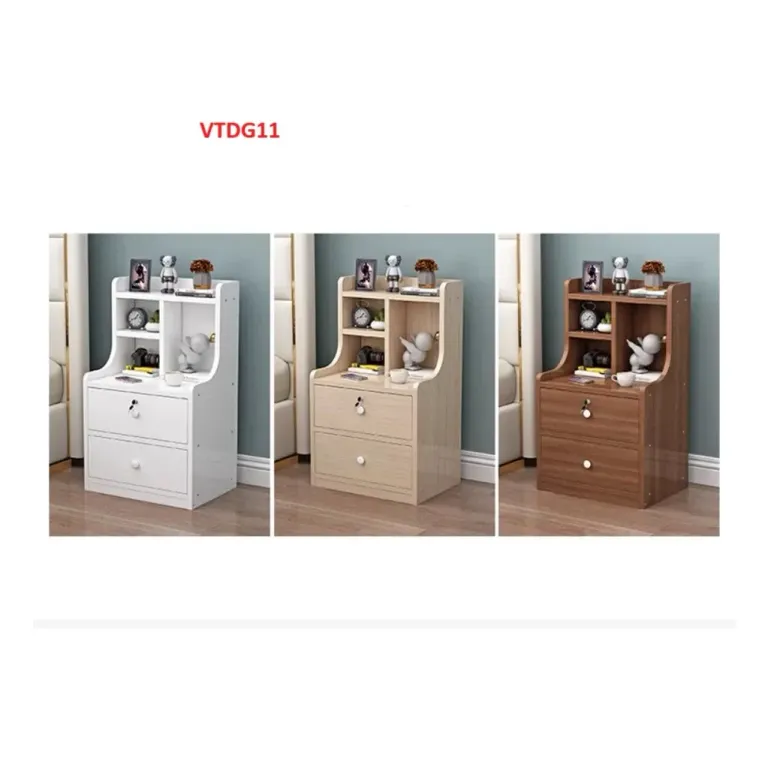 Tủ Đầu Giường, Tab Đầu Giường Gỗ MDF VTDG11 - VĐ Smart Furrniture NỘI THẤT LẮP RÁP VIENDONGADV