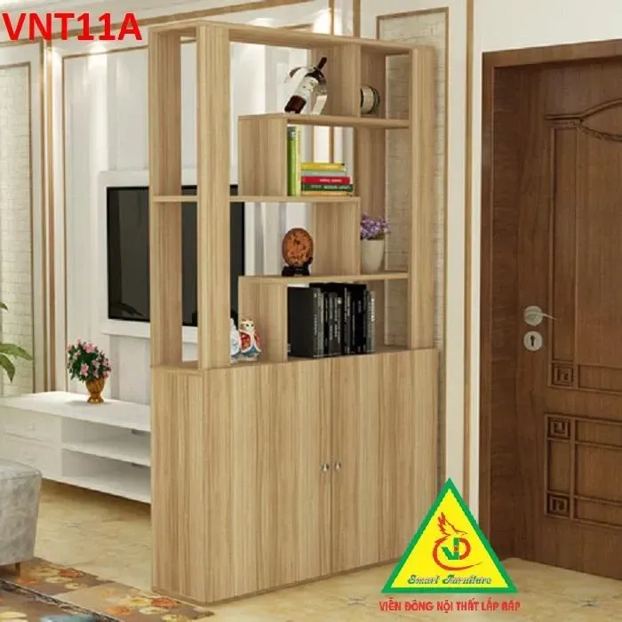 Tủ Kệ Vách Ngăn Trang Trí Gỗ MDF VNTT11A - VĐ Smart Furrniture NỘI THẤT LẮP RÁP VIENDONGADV