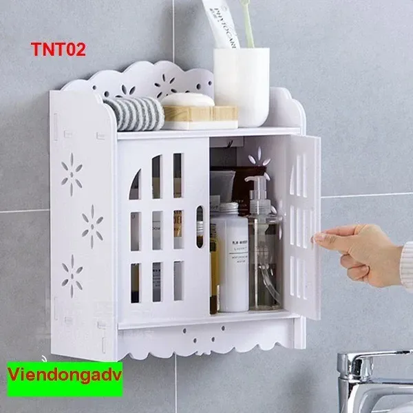 Tủ Nhà Tắm Treo Tường Chống Thấm Nước TNT01 - VĐ Smart Furrniture NỘI THẤT LẮP RÁP VIENDONGADV