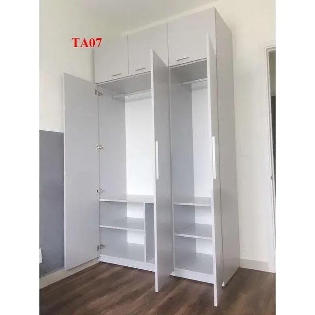 Tủ Quần Áo Thiết Kế Hiện Đại Gỗ MDF TA07 - VĐ Smart Furrniture NỘI THẤT LẮP RÁP VIENDONGADV