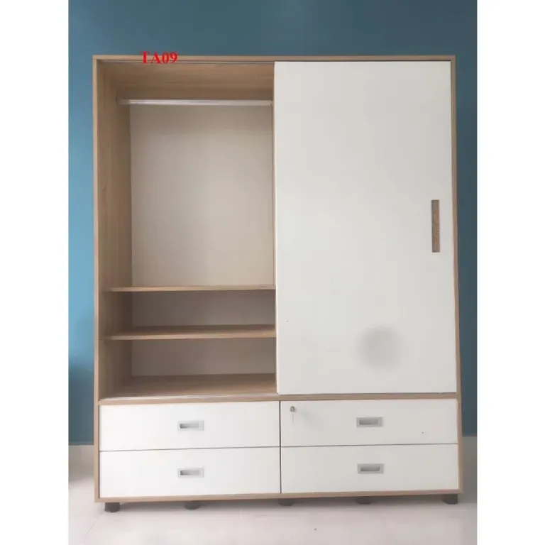 Tủ Quần Áo Thiết Kế Hiện Đại Gỗ MDF TA08 - VĐ Smart Furrniture NỘI THẤT LẮP RÁP VIENDONGADV