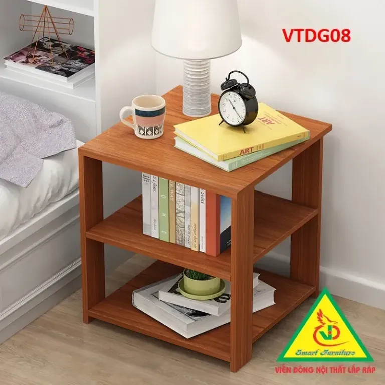 Tủ (Tab) Đầu Giường Gỗ MDF VTDG08 - VĐ Smart Furrniture NỘI THẤT LẮP RÁP VIENDONGADV