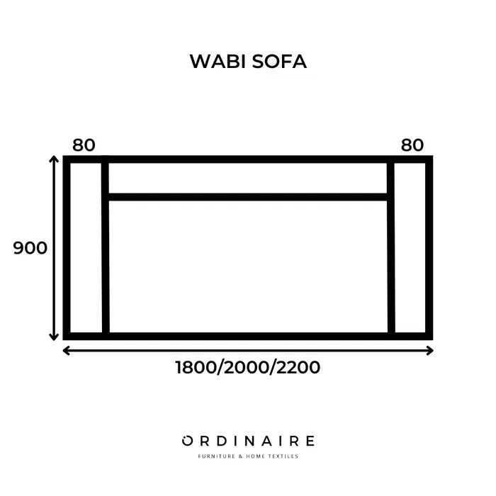 Wabi Sofa ( 2 Chỗ Ngồi ) - Thiết Kế Tinh Tế