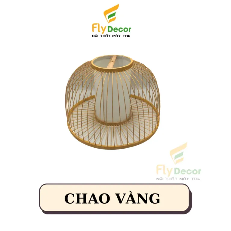 Đèn Lồng Mây Tre Thả Trần Hình Chiếc Tum - Trang Trí Quán Cafe, Phòng Khách, Nhà Hàng - Flydecor