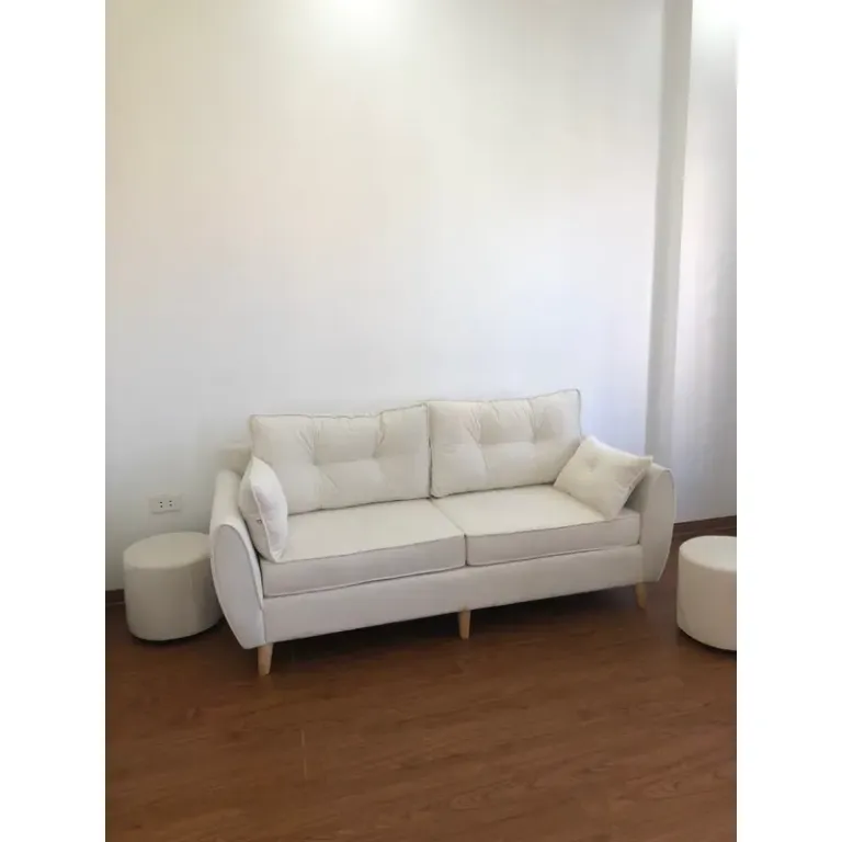 [Freeship Hà Nội] Ghế Văng Sofa Nỉ H2 Furniture Dành Cho 3 Tới 5 Người Ngồi, Sofa Phòng Khách Phong Cách Bắc Âu