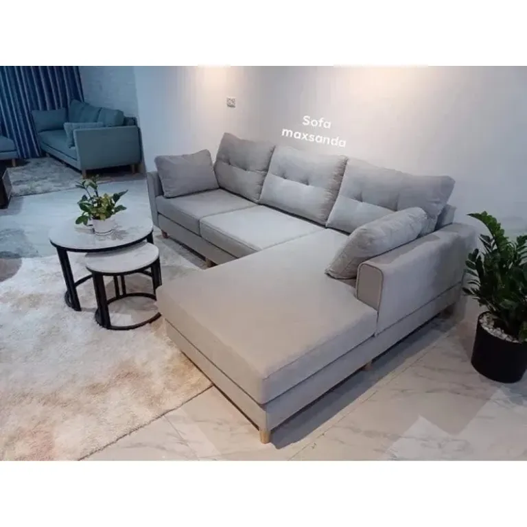 [Freeship HN] Sofa Góc L Kích Thước 2m2x1m4 Bọc Nỉ Màu Sắc Tự Chọn H20L9 Kết Cấu Khung Gỗ Chắc Chắn Cho Phòng Khách