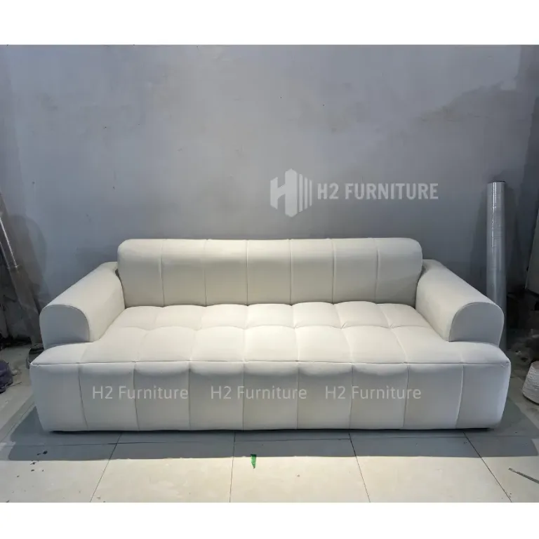 Ghế Sofa Nỉ Cao Cấp Chống Trượt Nước - Sofa Bread H2 Furniture Khung Gỗ Chắc Chắn Bảo Hành 12 Tháng