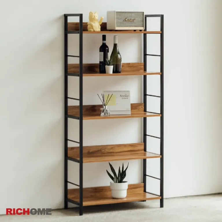 Kệ Để Đồ Đa Năng 5 Tầng RICHOME SH518-1, Mặt Gỗ MDF Phủ Melamin Chống Trầy Xước, Thiết Kế Sang Trọng