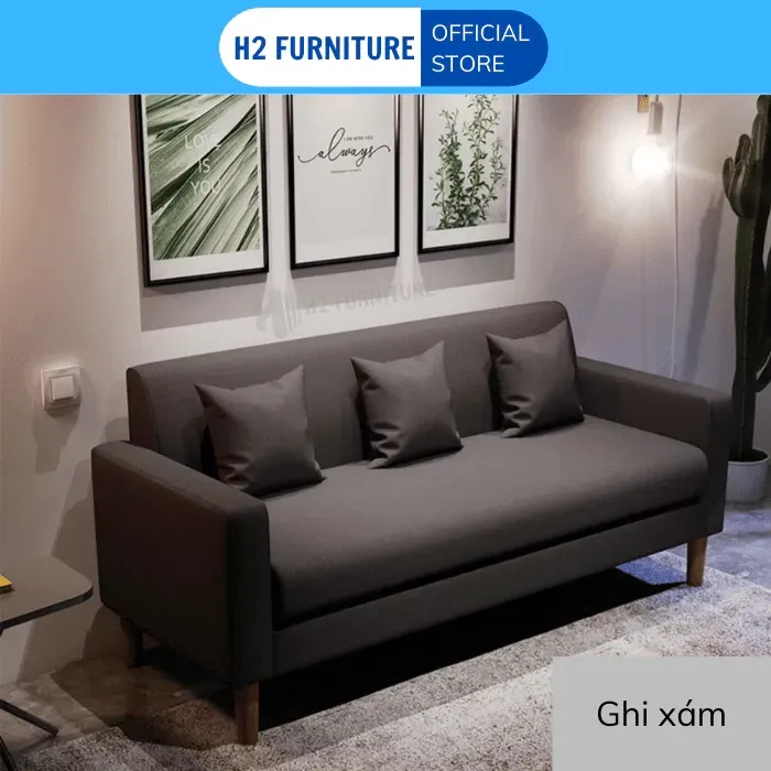 [Miễn Ship HN] Combo Sofa Văng Vuông Đệm Rời Dễ Dàng Vệ Sinh, Màu Sắc Làm Theo Yêu Cầu Bảo Hành 12 Tháng, Sofa Mini