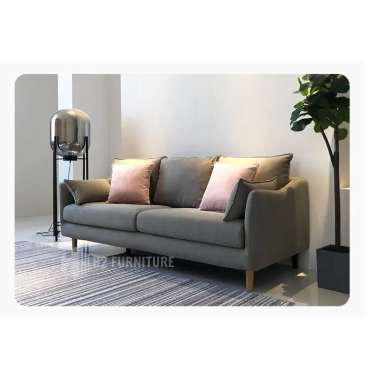 [Miễn Ship HN] Ghế Sofa H20V8 Bọc Nỉ Cao Cấp Màu Sắc Tự Chọn - Dễ Dàng Tháo Ra Vệ Sinh - Đệm Ngồi Êm Ái Đàn Hồi