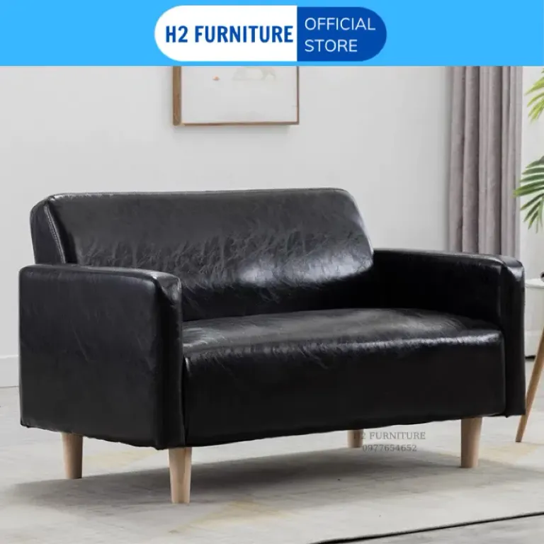 [Miễn Ship HN] Ghế Sofa Nỉ H20D1 Phong Cách Bắc Âu Chân Kim Loại Cao Dễ Dàng Vệ Sinh Gầm Ghế