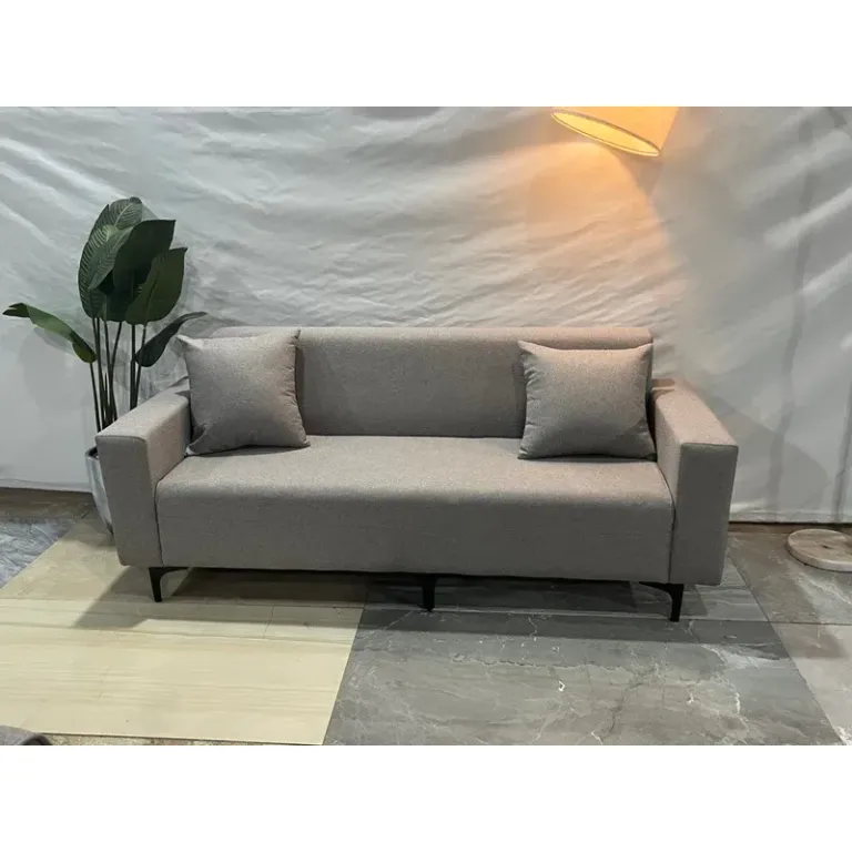 [Miễn Ship HN] Ghế Sofa Nỉ H20D1 Phong Cách Bắc Âu Chân Kim Loại Cao Dễ Dàng Vệ Sinh Gầm Ghế