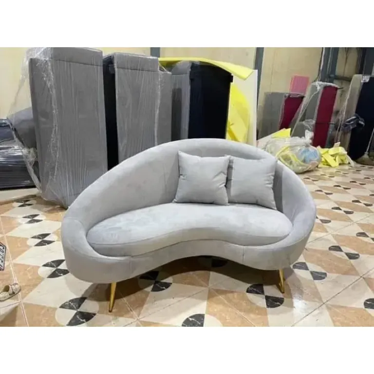 [Miễn Ship HN] Ghế Sofa Xoài Nỉ Cao Cấp / Sofa Cong Decor Đủ Màu Sắc Và Kích Thước Theo Yêu Cầu