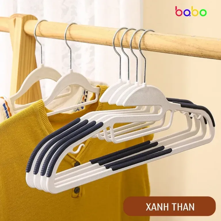 Móc Áo Nhựa Chống Trượt Móc Treo Quần Áo Tủ Đựng Giá Phơi Đồ Babo (TB25)