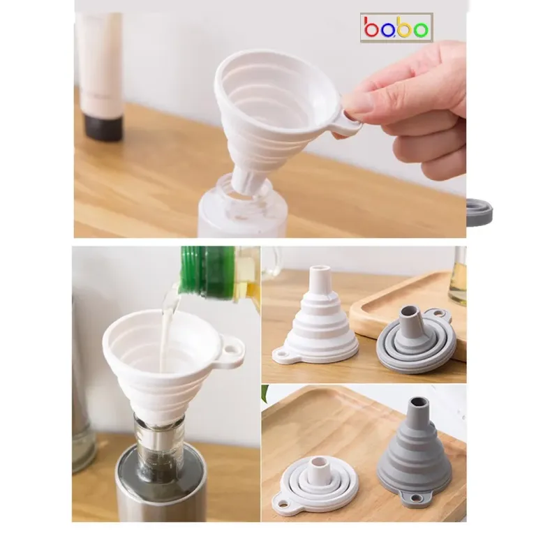 Phễu Gấp Silicone Có Thể Thu Vào Đổ Chất Lỏng Phễu Nhỏ Babo (TG24)