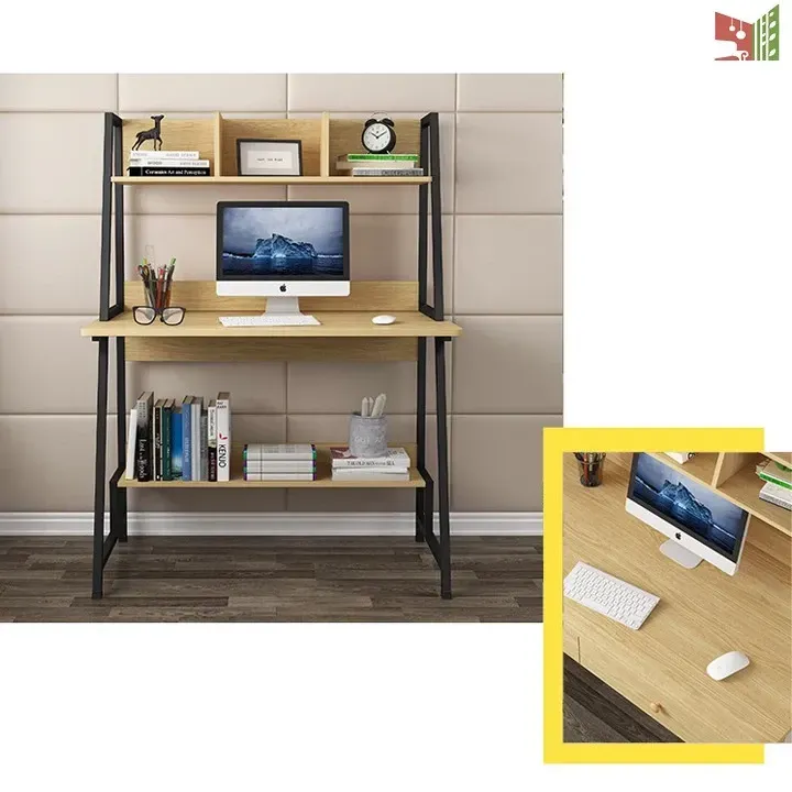 Bàn Học Chữ A, Bàn Làm Việc Kiêm Giá Để Sách SPBLV045 NTFurniture