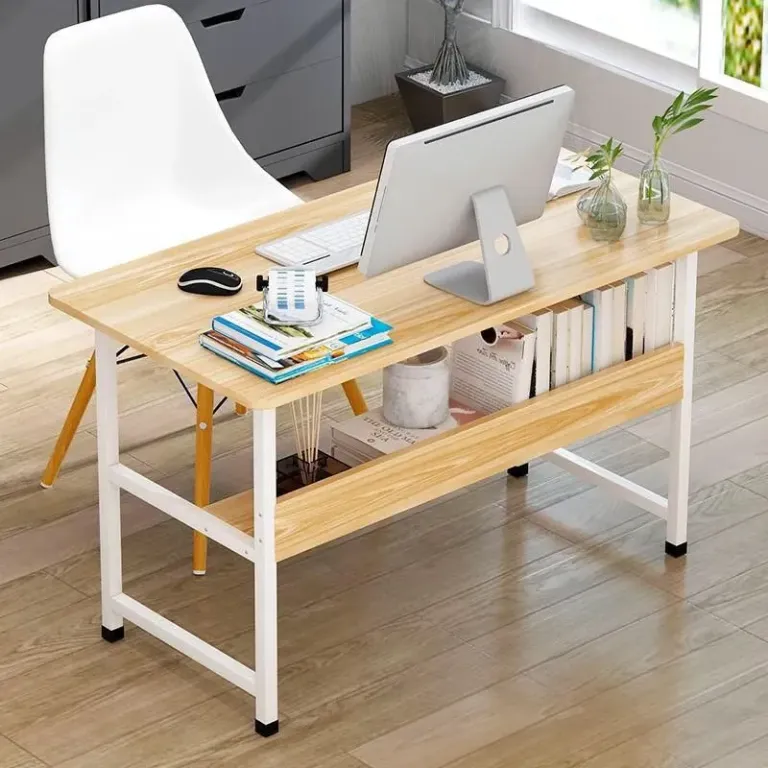 Bàn Làm Việc Kiểu Hàn S-Table, T-Table Tặng Kèm Tua Vít NTFurniture