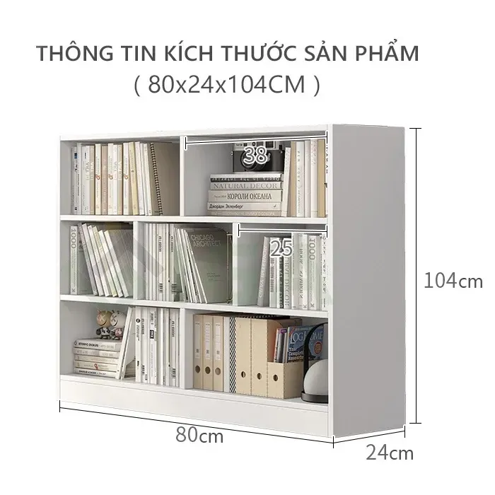 Kệ Sách Đa Tầng Để Sàn NTF Thiết Kế Hiện Đại Nhiều Ngăn Chứa Đồ 217