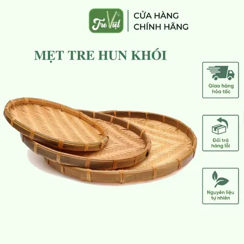 Mẹt Tre Hun Khói - Flat Winnowing Basket