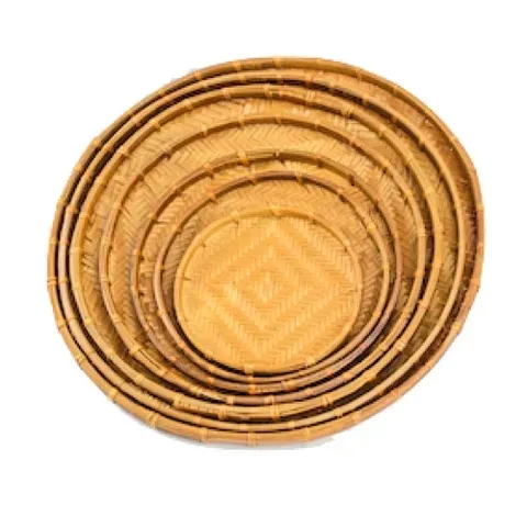 Mẹt Tre Hun Khói - Flat Winnowing Basket