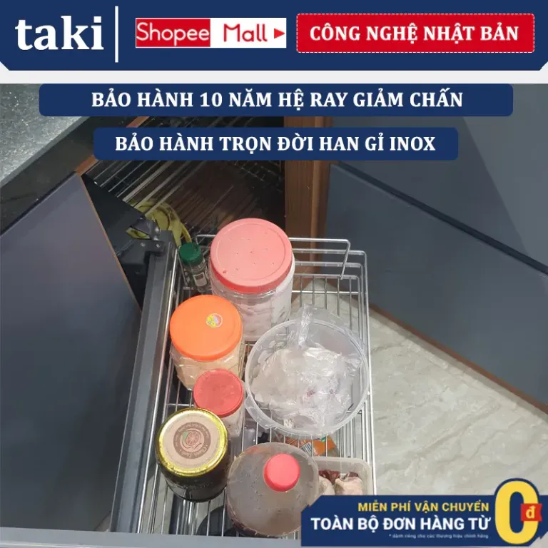 {Nhập Khẩu} Kệ Góc Tủ Bếp,Kệ Góc Liên Hoàn NAN DẸT - INOX Không GỈ 304 - Bảo Hành Vĩnh Viễn - Có Thợ Lắp