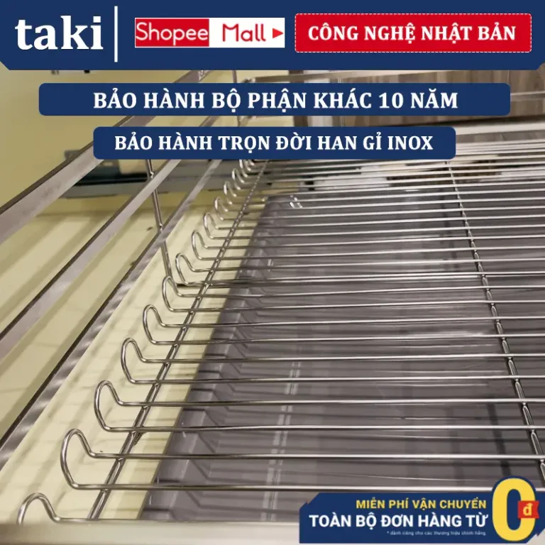 Trọn Bộ Giá Để Xoong Nồi CELAENO, INOX Không Gỉ 304 - Ray Âm Giảm Chấn Cao Cấp - Bảo Hành Vĩnh Viễn - Có Thợ Lắp