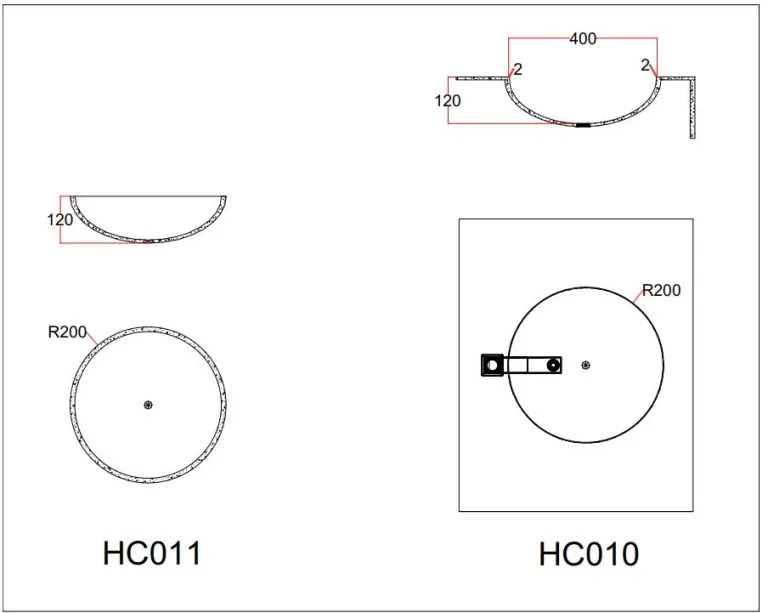 Chậu Rửa Mặt Nổi Đặt Bàn HC-011