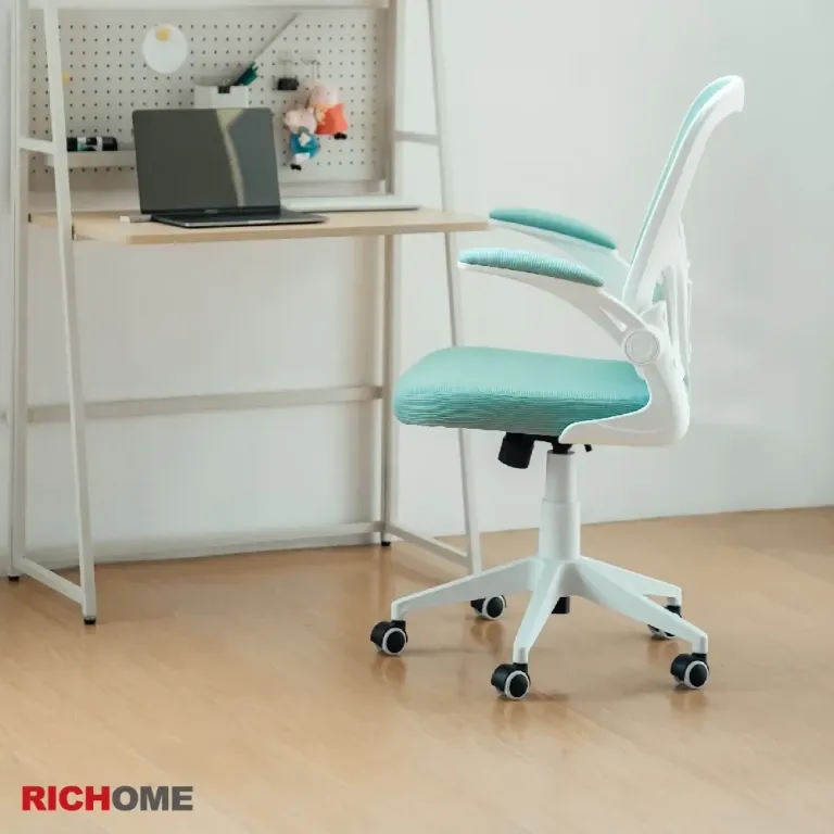 Ghế Văn Phòng Công Thái Học RICHOME CH1402, Tay Gập, Điều Chỉnh Lưng, Chống Gù. Hàng Nhập Khẩu