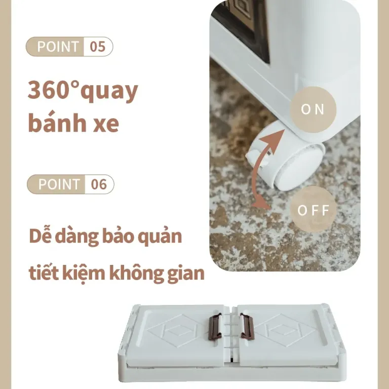 Tủ Để Đồ Đa Năng RICHOME BX001 Tủ Để Đồ 3 Tầng Có Thể Tháo Lắp Từng Tầng Tủ Đựng Quàn Áo Đa Năng, Tiện Lợi, Chắc Chắn