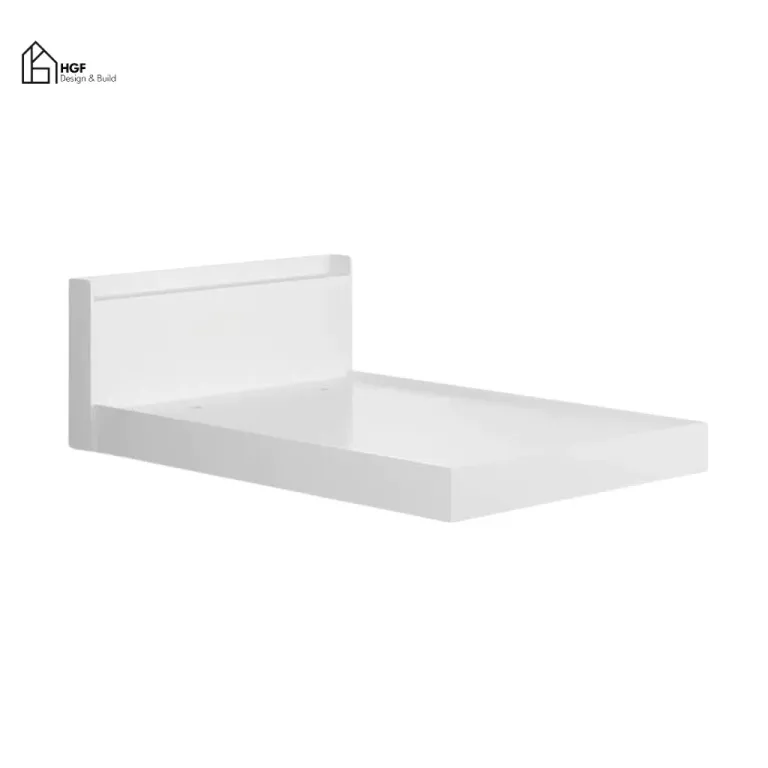 HUBERT, Giường Ngủ Gỗ MDF Thiết Kế Hiện Đại Cao Cấp, GN_013, 200 x chiều ngang x 23 cm, Nội thất HGF HOANG GIANG