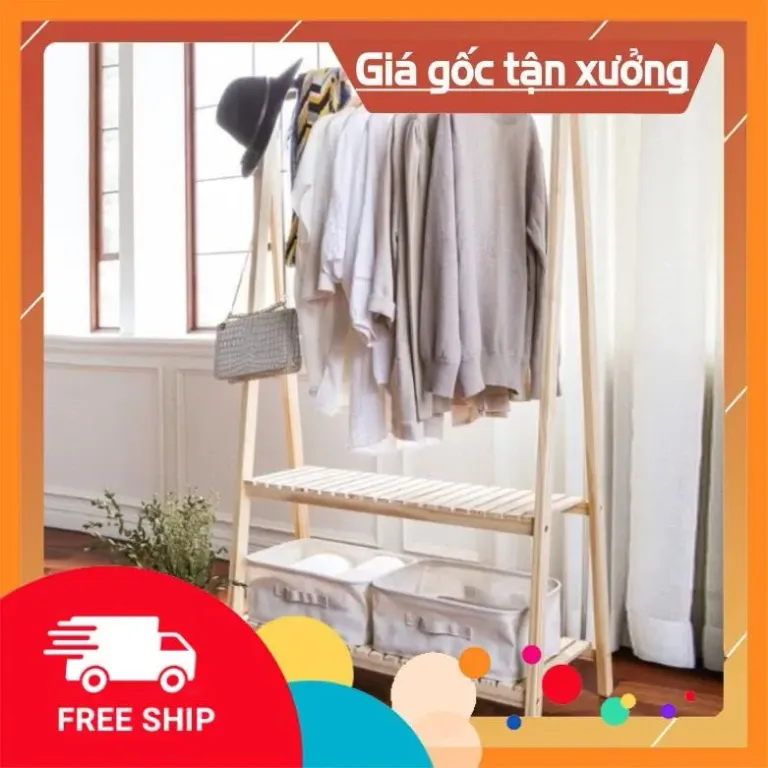 Kệ Treo Quần Áo Chữ A 2 Tầng - Giá Treo Quần Áo Chữ A 2 Tầng